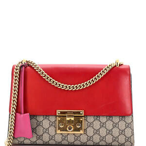 Gucci Padlock Shoulder Bag Gg Coated #238833G13B